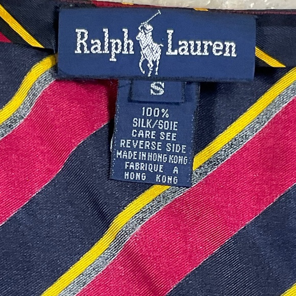 Ralph Lauren Blue Label Lion Heraldry Crest  100% Silk Wrap Skirt Small - Picture 11 of 14